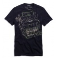 アメリカンイーグルメンズAE TYPEWRITER T (Deep Navy)