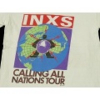 M★古着ビンテージバンドTシャツ 80年代 INXS 白