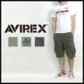 AVIREX【アビレックス】ダメージ加工ハーフカーゴパンツ【送料無料】