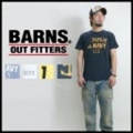 BARNS【バーンズ】リサイクル天竺Tシャツ”U.S.NAVY”