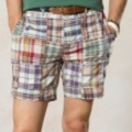 POLO RUGBY(ポロラグビー) PATCHWORK MADRAS SHORT