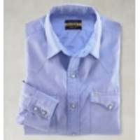 POLO RUGBY(ポロラグビー) SUN-FADED WESTERN SHIRT【BLUE】