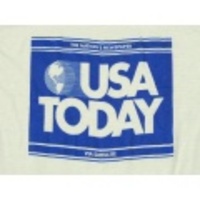 S★古着ビンテージTシャツ 80年代 USATODAY 白