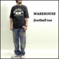 WAREHOUSE【ウェアハウス】5分袖フットボールＴシャツ「PROPERTY」【送料無料】