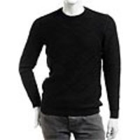 ARMANI COLLEZIONI[アルマーニ・コレツィオーニ]　クルーネックセーター[ブラック]