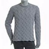 ARMANI COLLEZIONI[アルマーニ・コレツィオーニ]　クルーネックセーター[ライトグレー]