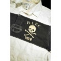 POLO RUGBY(ポロラグビー) BLEECKER PIECED STRIPES RUGBY【BLK/WHT】