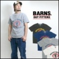 BARNS【バーンズ】カレッジプリント天竺半袖プリントTシャツ「MERRY BRAVES」