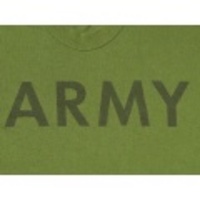 M★古着ビンテージTシャツ 80年代 ARMY 茶緑