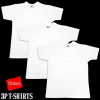 《37〜43％ＯＦＦ》　Ｈａｎｅｓ（ヘインズ）　３枚組　ＴＲＥＫＫＥＲ　クールネックＴシャツ