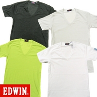 《40％ＯＦＦ》　ＥＤＷＩＮ　ストレッチメッシュ半袖ＶネックＴシャツ　メンズ