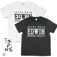 《49％ＯＦＦ》　ＥＤＷＩＮ　江戸勝　ＢＡＳＩＣ　ペイント風プリントＴシャツ