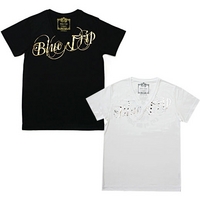 《75％ＯＦＦ》　ＥＤＷＩＮ　ＢＴ　ＧＯＴＨＩＣ　ＰＲＩＮＴ　ＤＥＥＰ　Ｖ−ＮＥＣＫ　Ｈ／Ｓ　Ｔシャツ　５３５５５０