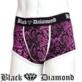 Ｂｌａｃｋ　Ｄｉａｍｏｎｄ　パイソンプリントボクサーブリーフ　【ネット限定】