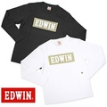 ＥＤＷＩＮ　ＢＡＳＩＣプリント　Ｔシャツ　（白抜きロゴ）　【ネット限定】