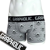 ＧＲＡＰＨＯＬＩＣ　スカルプリントボクサーブリーフ　【ネット限定】