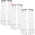 Ｈａｎｅｓ（ヘインズ）　３足組メンズ　５本指レギュラー丈ソックス　ホワイト　【ネット限定】
