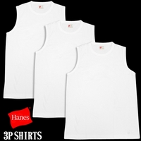 Ｈａｎｅｓ（ヘインズ）　３枚組　ＷＯＲＫＥＲクルーネックサーフシャツ　【ネット限定】