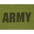 L★古着Tシャツ ARMY 茶緑