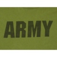 L★古着Tシャツ ARMY 茶緑