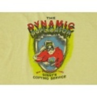 L★古着ビンテージTシャツ 80s DYNAMIC 染込 ベージュ