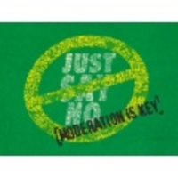 L★古着Tシャツ アメリカンアパレル JUSTSAYNO 緑