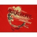 M★古着Tシャツ RIOTLIKEWORDS 赤