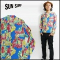 SUNSURF【サンサーフ】L/Sハワイアンシャツ「Hula Girl & Hibiscus」【40%OFF】【返品交換不可/送料代引き手数料別】