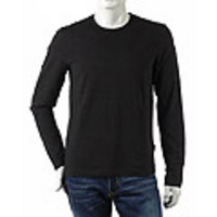 BOSS HUGOBOSS[ボス ヒューゴボス]　クルーネック長袖Ｔシャツ[ブラック]