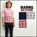 BARNS【バーンズ】リサイクル天竺Ｔシャツ「NATIVE PATTERN」