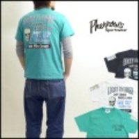 Pherrows【フェローズ】プリント半袖Tシャツ「500 Miles Desert」