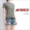 AVIREX【アビレックス】ラメプリント・タイトミリタリーTシャツ【お買い物マラソン06more05】