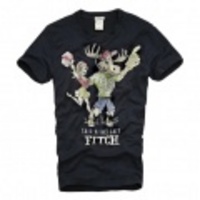 Abercrombie&Fitch　アバクロ メンズ プリント半袖Tシャツ S,M,L,XLサイズ