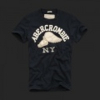 Abercrombie&Fitch　アバクロ メンズ半袖TシャツMacNaughton Mountain Navy　S〜XLサイズ