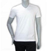 BOSS HUGOBOSS[ボス ヒューゴボス]　ストレッチ ＶネックＴシャツ[ピュアホワイト]