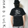 【期間限定 30%OFF】【Hard Luck】 Printed Tee Black X White/ ドリブン ハードラック Tシャツ ブラックXホワイト