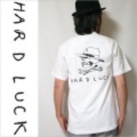 【期間限定 30%OFF】【Hard Luck】 Printed Tee White/ ドリブン ハードラック Tシャツ ホワイト