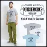 DUBBLE WORKS【ダブルワークス】プリント半袖Tシャツ「BACH」