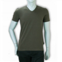 BOSS HUGOBOSS[ボス ヒューゴボス]　ストレッチＶネックＴシャツ[オリーブドラブ]