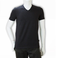 BOSS HUGOBOSS[ボス ヒューゴボス]　ストレッチＶネックＴシャツ[ブラック]