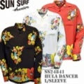 SunSurf（サンサーフ）アロハシャツ SS24841【HULA DANCER L/SLEEVE】