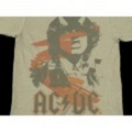 S★古着バンドTシャツ AC/DC 染込プリント グレー