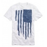 アメリカンイーグル メンズAE FLAG T (White)