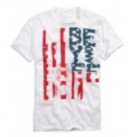 アメリカンイーグル メンズAE LIBERTY & FREEDOM T (White)