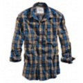 アメリカンイーグル メンズAE Plaid Shirt (Blue)