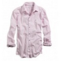 アメリカンイーグル メンズAE Premium Striped Shirt (Pink)