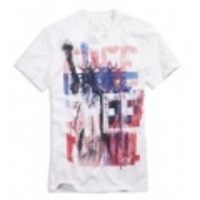 アメリカンイーグル メンズAE STATUE OF LIBERTY T (White)