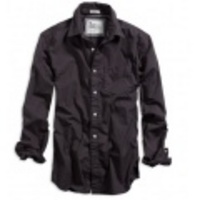 アメリカンイーグル メンズAE Solid Shirt (Black)