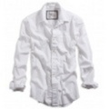 アメリカンイーグル メンズAE Solid Shirt (White)