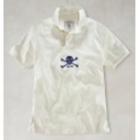 POLO RUGBY(ポロラグビー) ANDOVER SKULL & BONES RUGBY【CREAM】